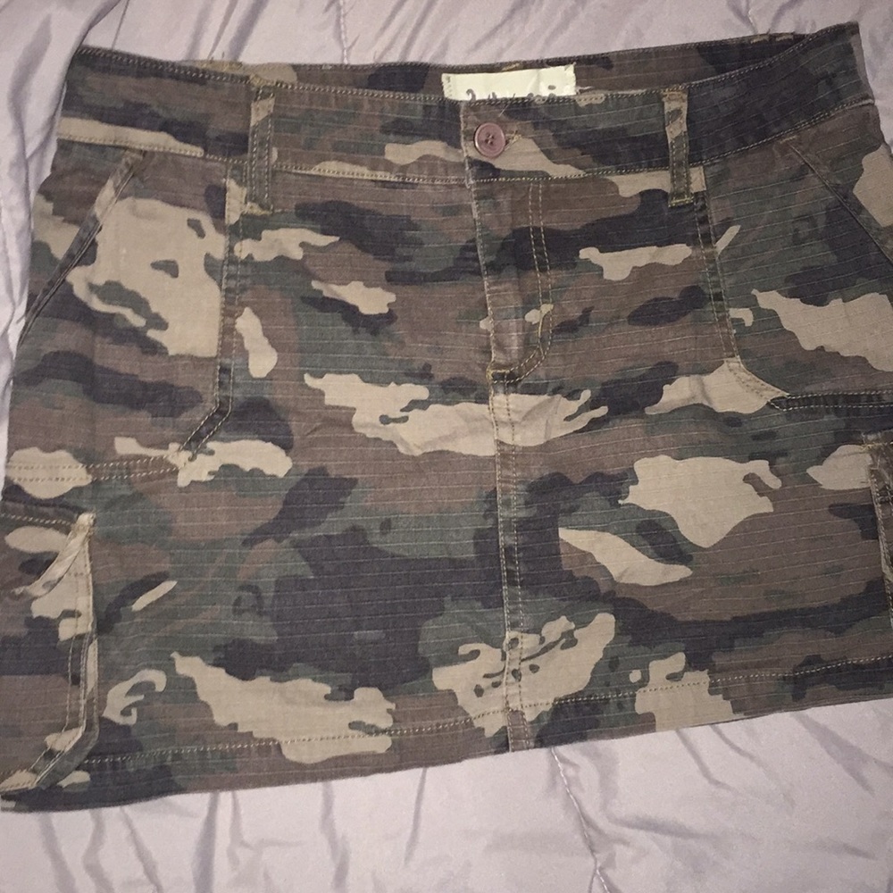 Camo Mini Skirt
